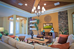 Medallion Home at Stonewalk Preserve in Venice - Family Room