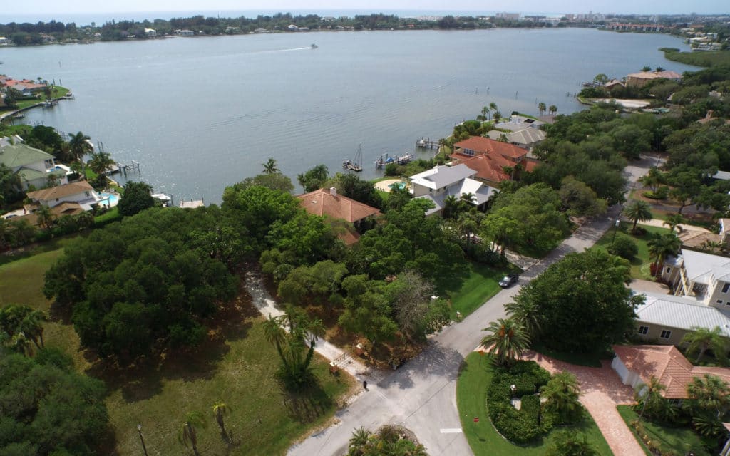 Coral Cove in Sarasota Aerial