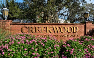 Creekwood in Bradenton Entrance Sign