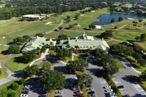 Laurel Oak Country Club in Sarasota Clubhouse Aerial 2