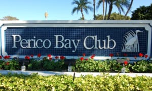 Perico Bay Club in Bradenton Entrance Sign