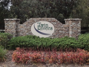 Twin Rivers Parrish Florida Entrance Sign