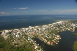 Lido Towers in Lido Key Aerial 2