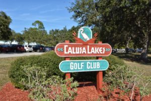 Calusa Lakes Golf Club in Nokomis Entrance Sign