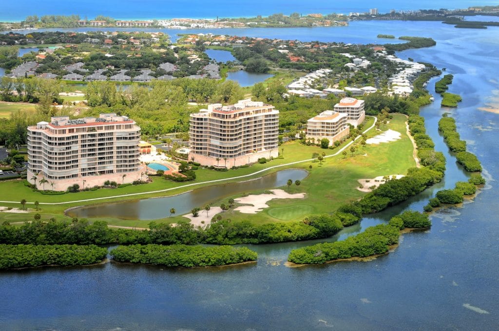 Grand Bay in Longboat Key Aerial 2