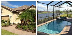 Esplanade at Lakewood Ranch - Lazio Model Front & Pool