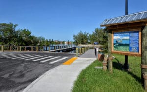 Blackburn Point Park in Osprey Boat Ramp