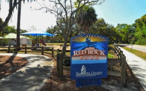 Red Rock in Sarasota Entrance Sign