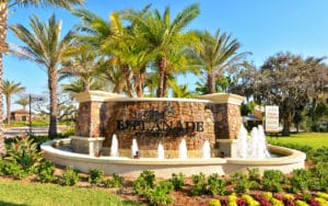 Esplanade by Siesta Key Entrance Sign