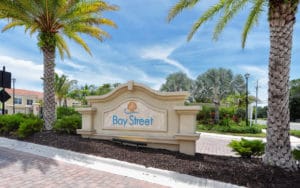 Bay Street Village in Osprey - Entrance Sign