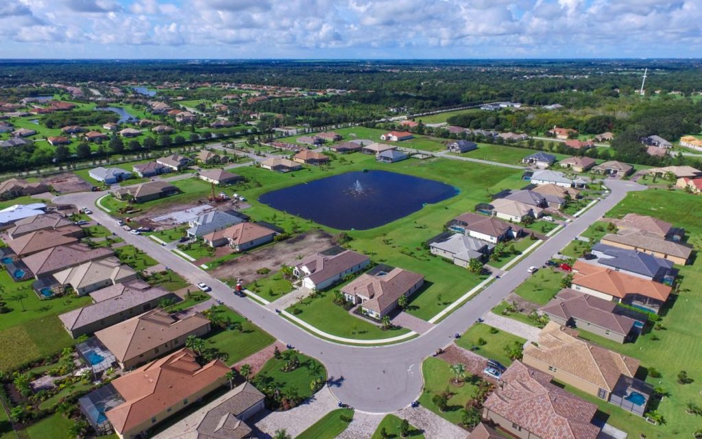 Enclave at Country Meadows in Bradenton Pond View