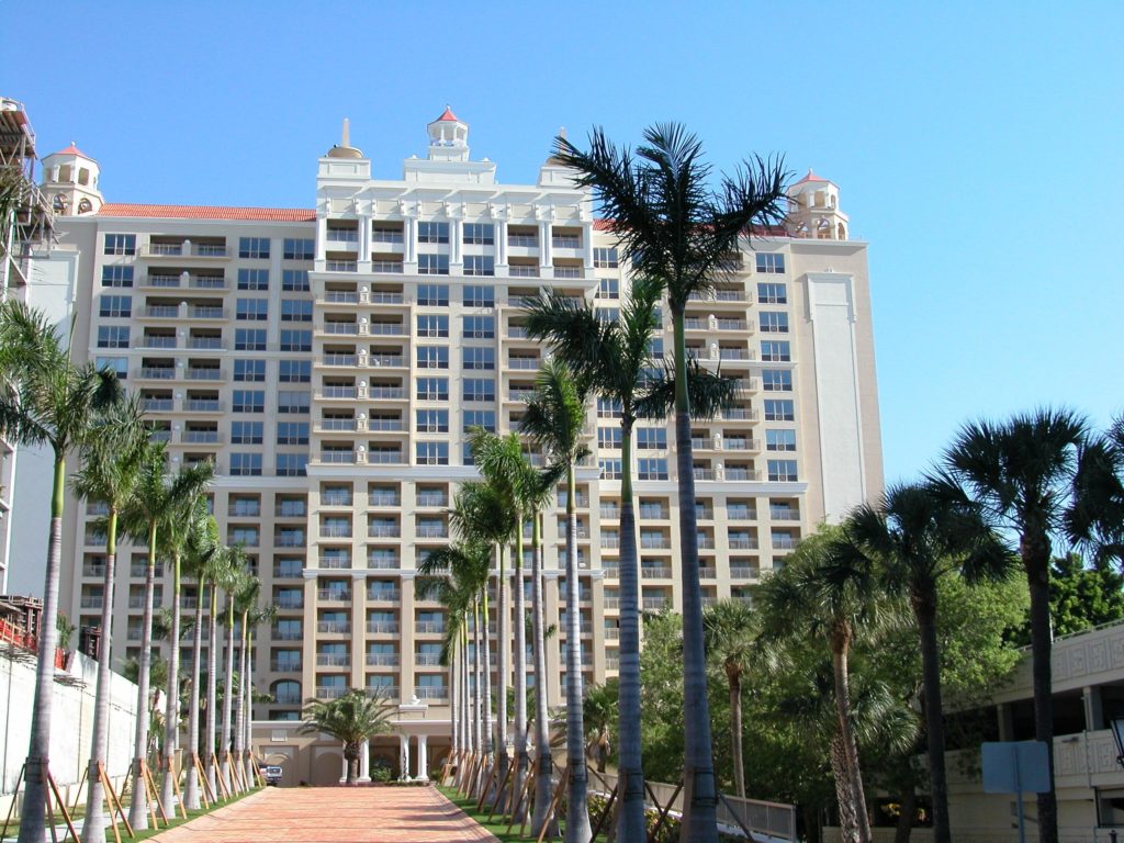 Ritz Carlton in Downtown Sarasota Entrance