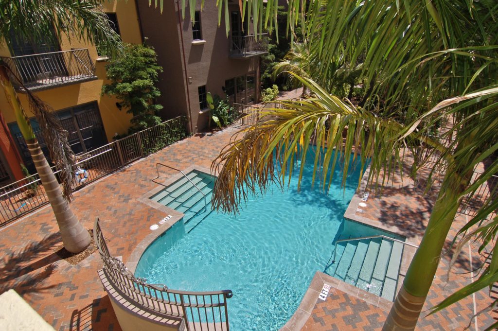 Burns Court Villas in Downtown Sarasota Pool 2