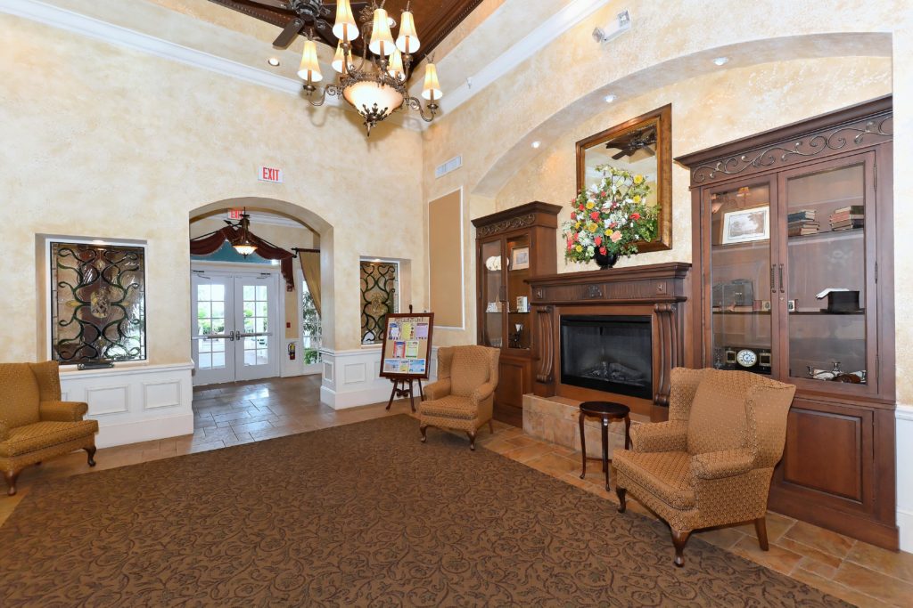 Tara in Bradenton Clubhouse Lobby