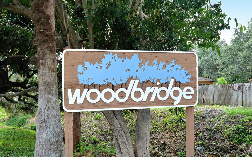 Woodbridge Estates in Sarasota Sign